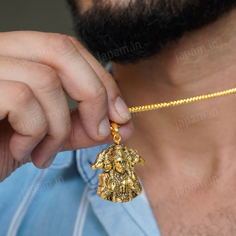 Gold Plated Ganesh Ji Cuff Band