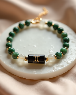 Green Aventurine & Milky Quartz